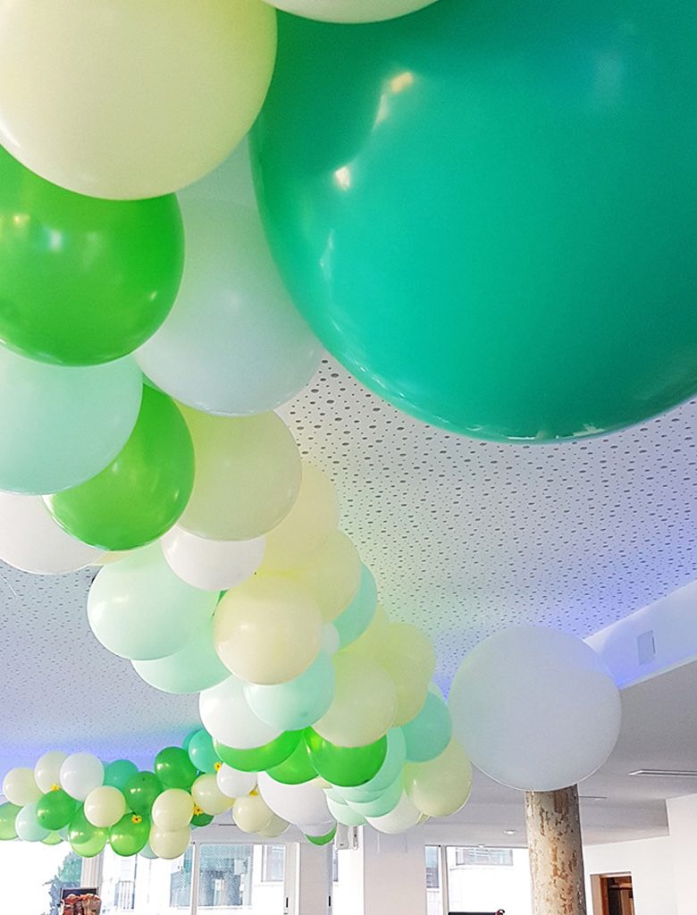 decoracion con globos fiesta infantil